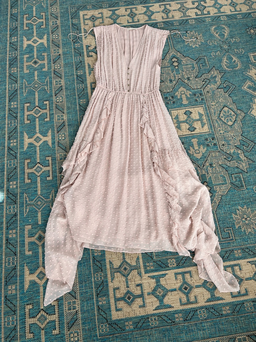 Ulla Johnson Aurelie dress in blush size 8